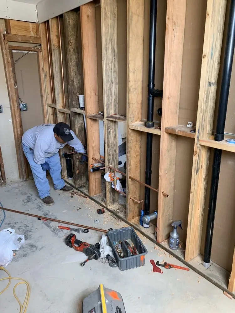 Commercial rough-in plumbing for Trenchless Sewer Repair in Forestville
